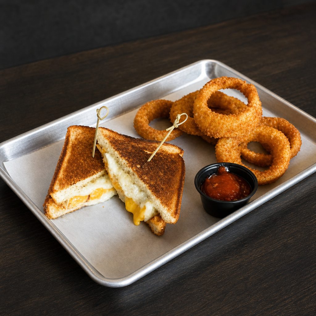 3 Cheese Grilled Cheese.