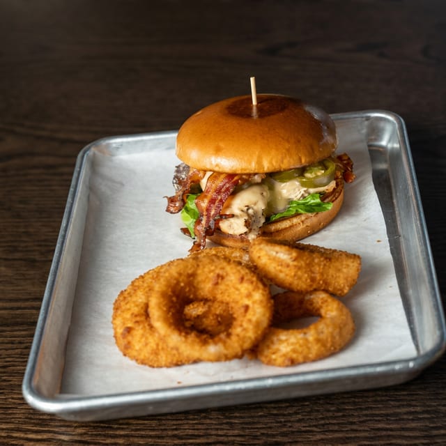 Loaded Chicken Sandwich.
