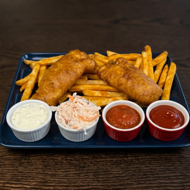 Fish and Chips.