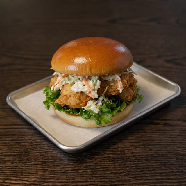 Fried Shrimp Sandwich.